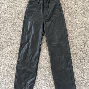 H&M Vegan Leather Pants